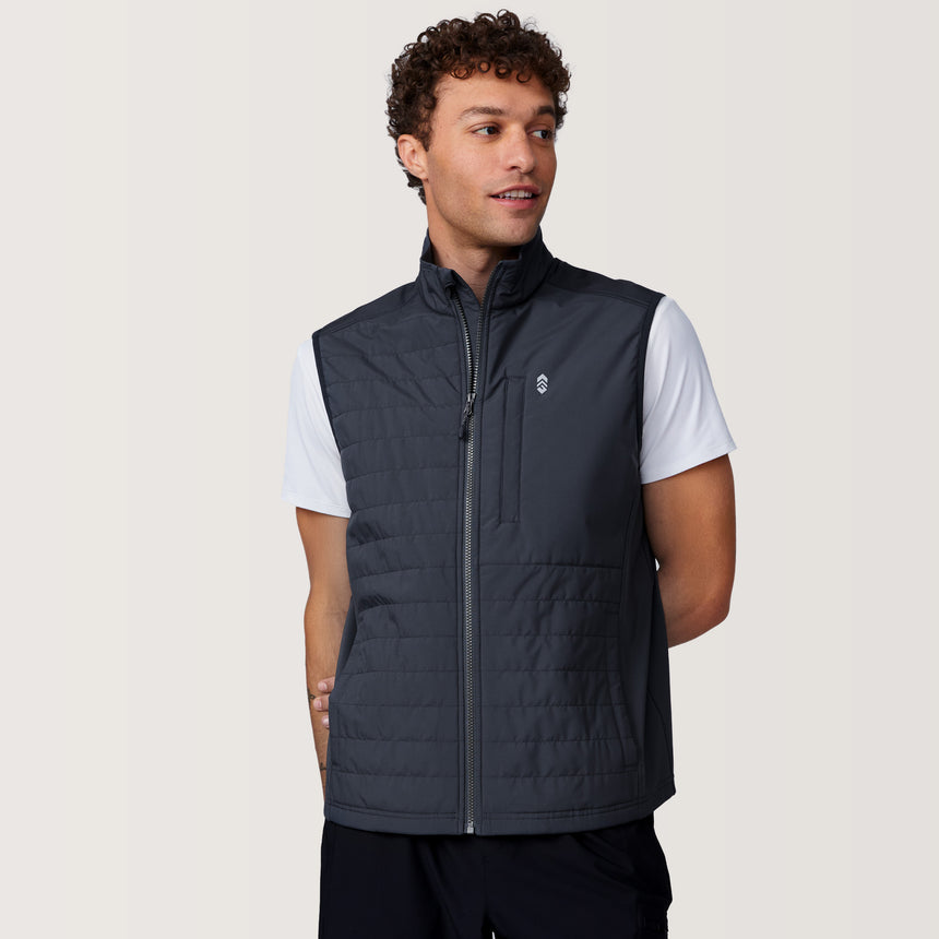 Men's High Stretch Full Zip Vest