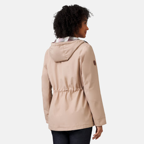 [Victoria is 5’11” wearing a size Small.] Women's Lightweight Cascade Canvas Jacket - Khaki - S #color_khaki