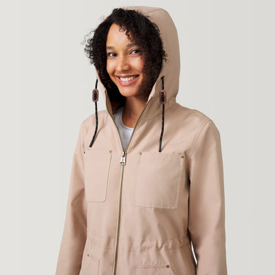 Womens canvas best sale jacket with hood