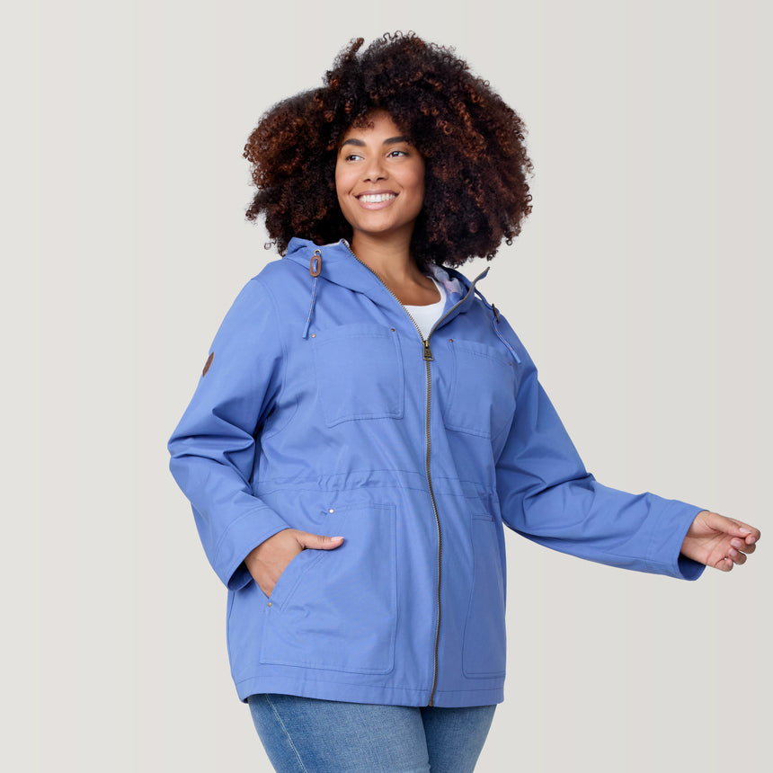 Women's Plus Size Lightweight Cascade Canvas Jacket