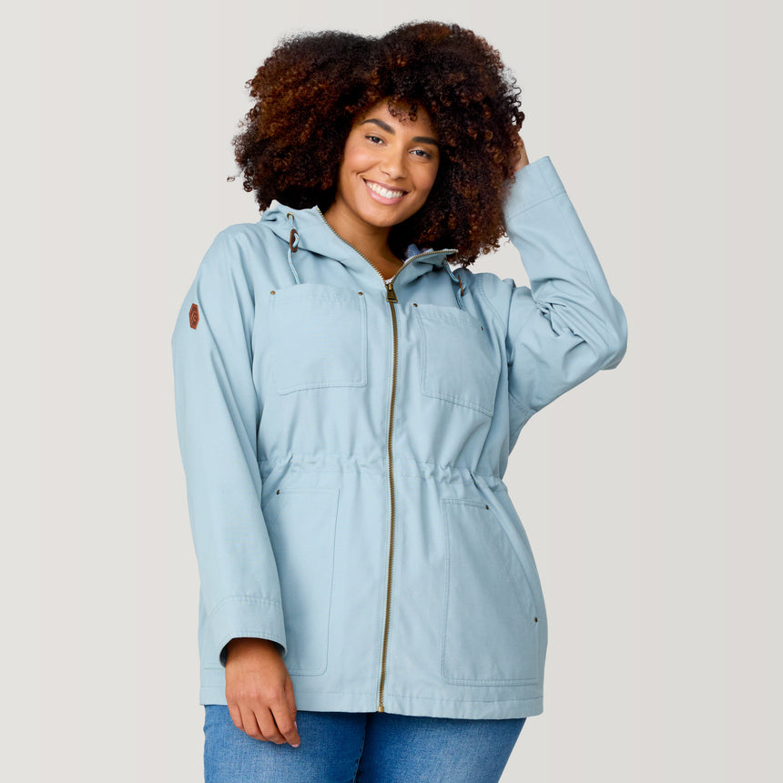 Women's Plus Size Lightweight Cascade Canvas Jacket