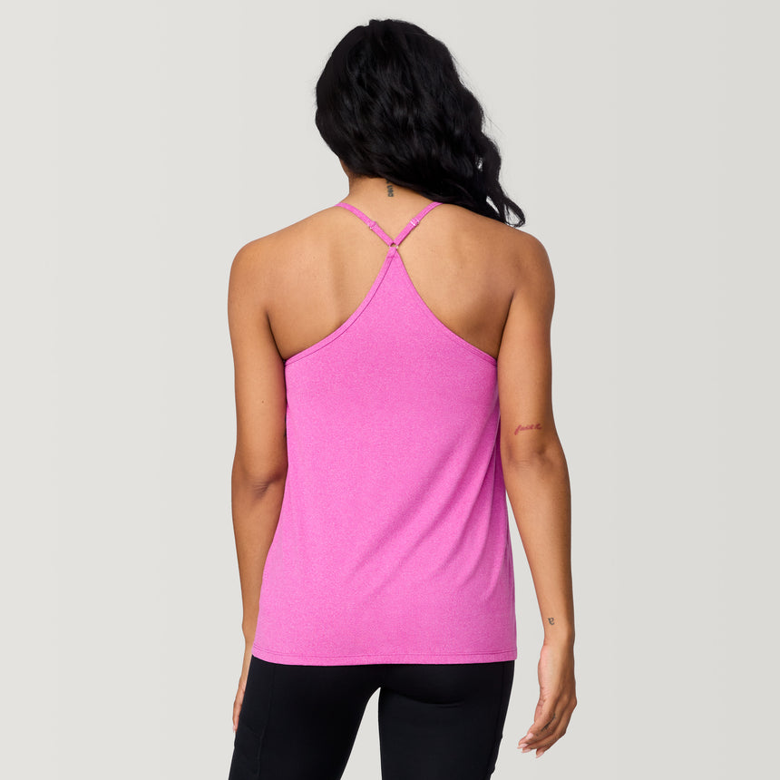 Womens Microtech® Chill B Cool V-Neck Cami Top with Built-In Bra