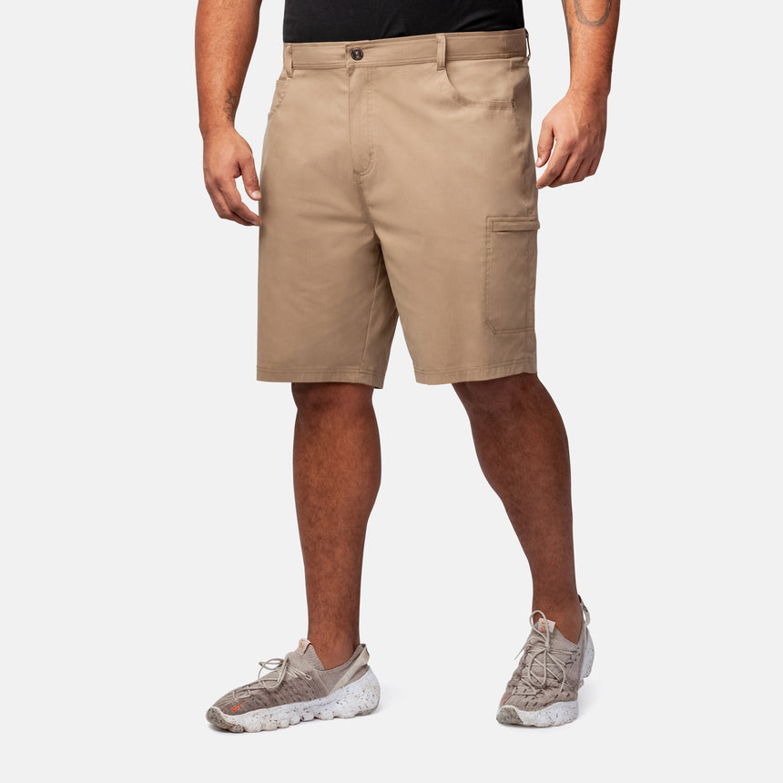 Men's Stretch Active Poplin Trek Cargo Short