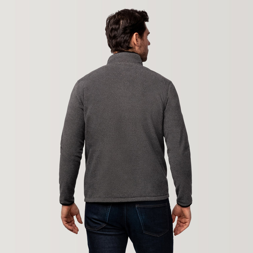 Men's Men’s Super Soft Microfleece 1/2 Zip Shirt - Dark Grey #color_dark-grey