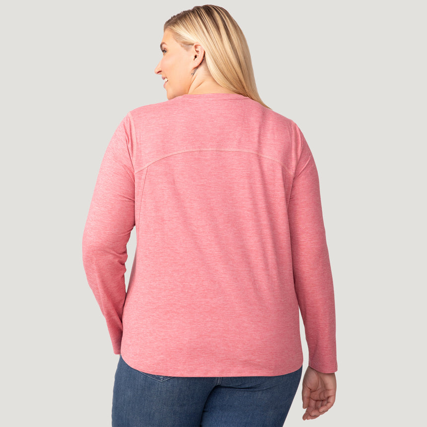 Women's Plus Size Cloud Knit All Day Crew Neck Top