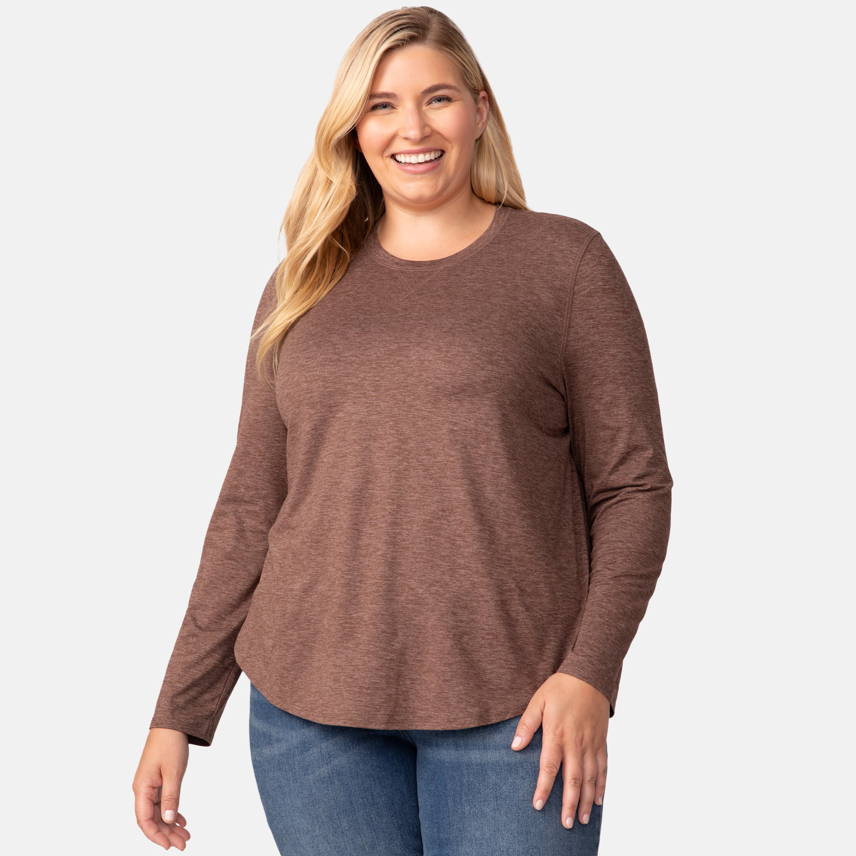 売れ筋商品|||フリー カントリー カットソー トップス レディース Women's Cloud Knit Crew Neck Top Wisteria The Cloud Knit Collection – Free Country