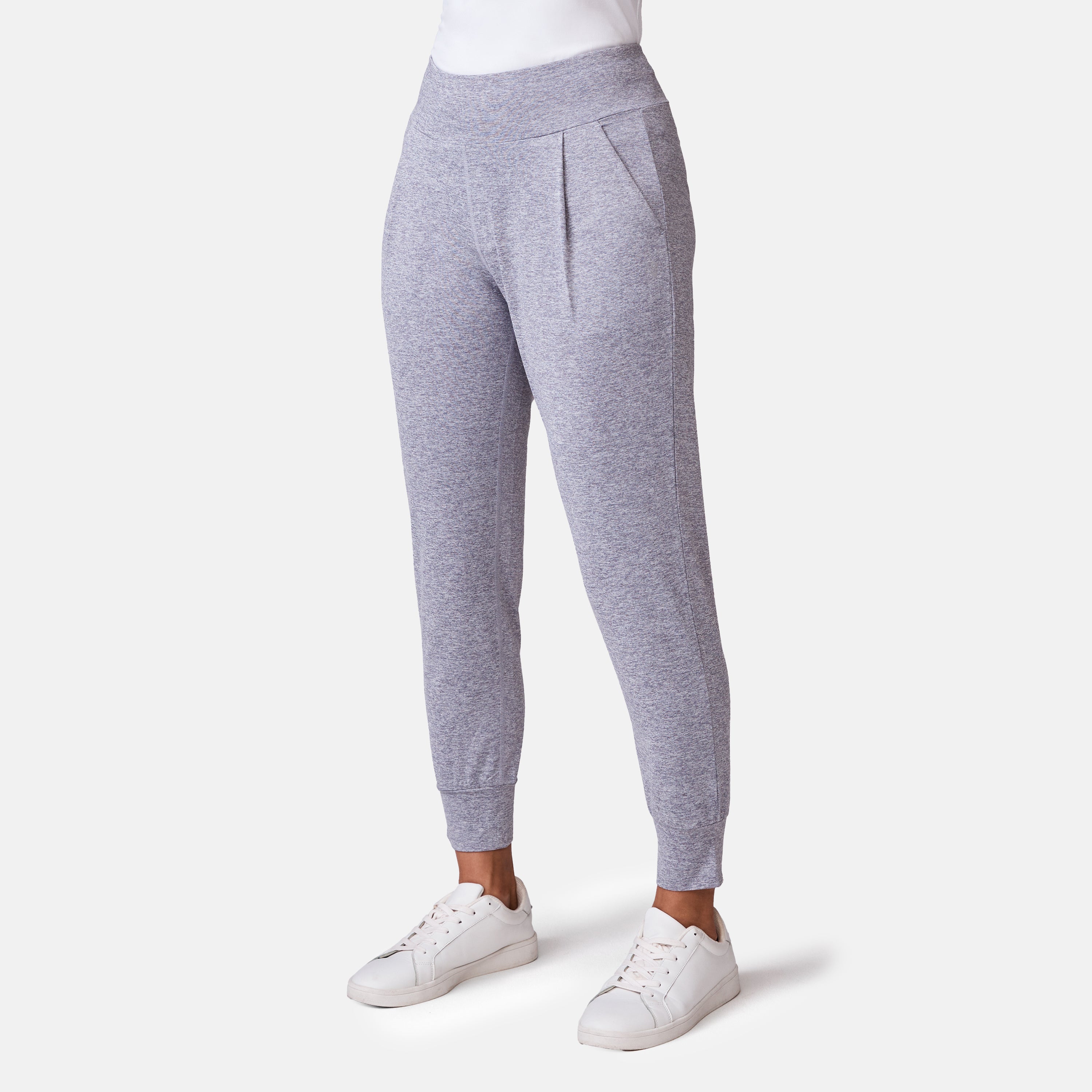【BAON】24FW★ [BAONHAUS] Amoki check clr fleece jogger PT Women's Cloud Knit Pleated Jogger – Free Country
