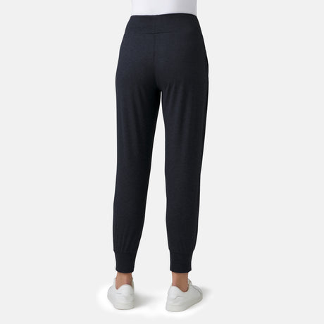 [Model is 5’9” wearing a size Small.] Women's Cloud Knit Pleated Jogger - Black - S #color_black