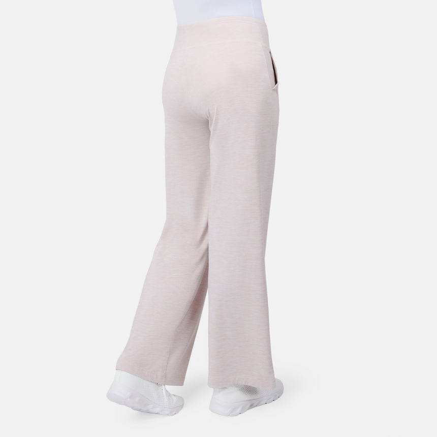 [Model is wearing size S] Light tan pants worn by a person on a white background