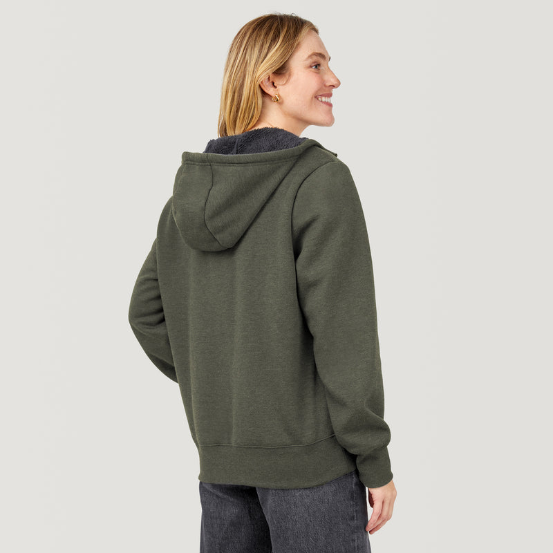 The Everybody Hoodie - Dark Olive Heather 