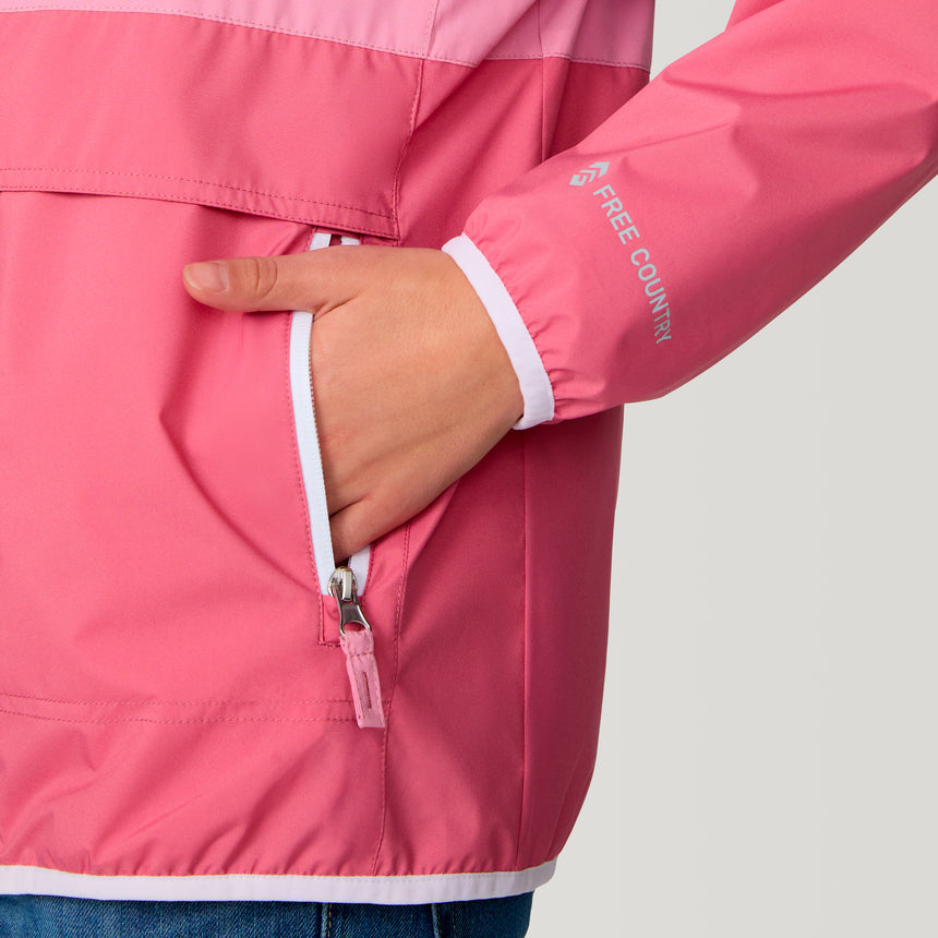 Girls' Easy Hiking Windshear Jacket