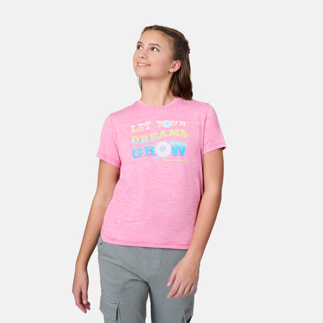 Girls' Microtech® Graphic Crew Neck Shirt