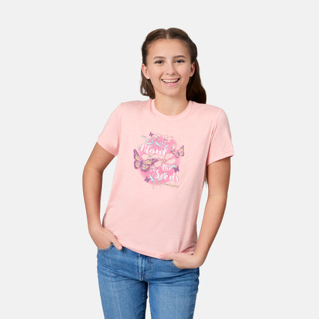 Girls' Microtech® Graphic Crew Neck Shirt