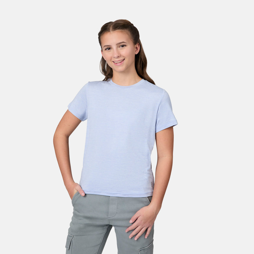 Girls' Microtech® Crew Neck Shirt