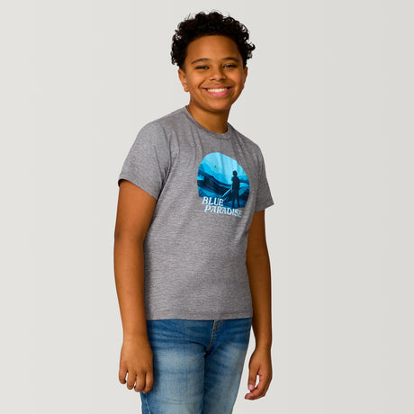 Boys' Microtech® Graphic Crew Neck Shirt - XL – ROCK #color_rock