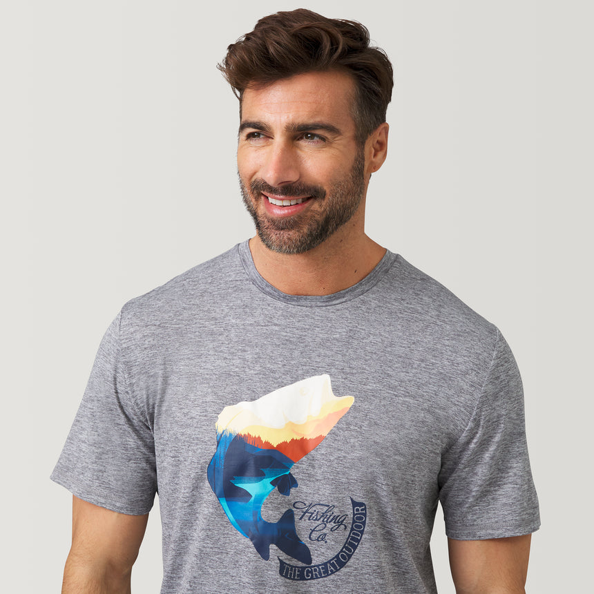 Men's Super Soft Graphic Crewneck T-Shirt - Grey Rock - M #color_grey-rock