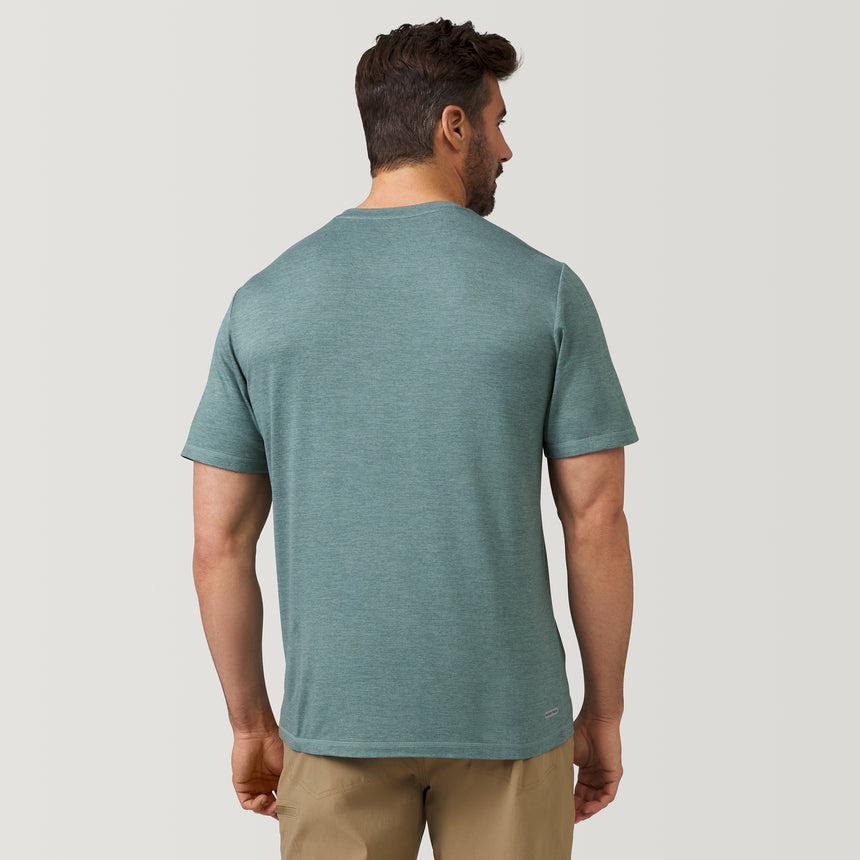 Men's Super Soft Graphic Crewneck T-Shirt - Sage Green - M #color_sage-green