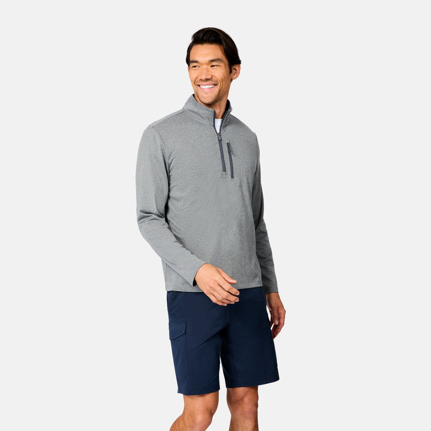 Men's Tech Double Face Quarter Zip Shirt