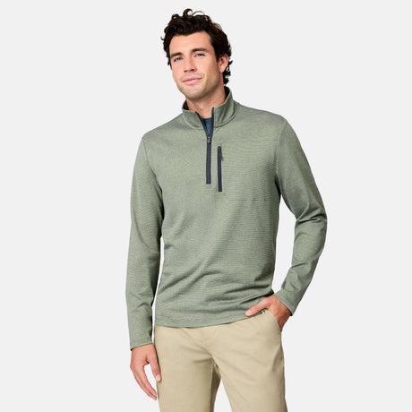 Men's Tech Double Face Quarter Zip Shirt