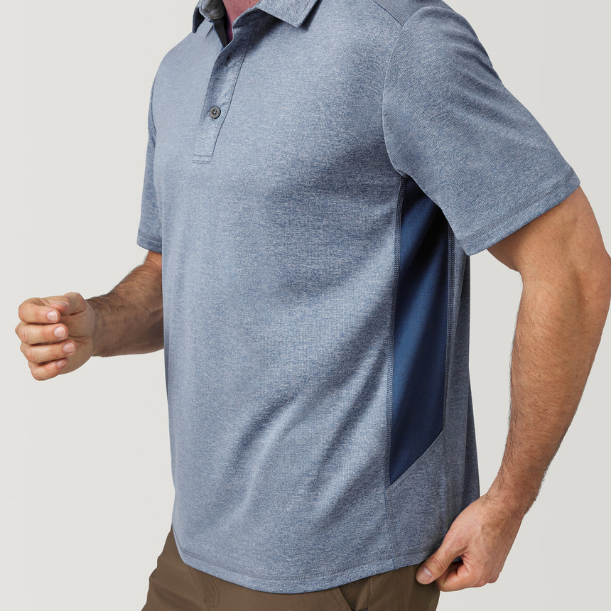 Men's Micro Mesh Short Sleeve Polo Shirt