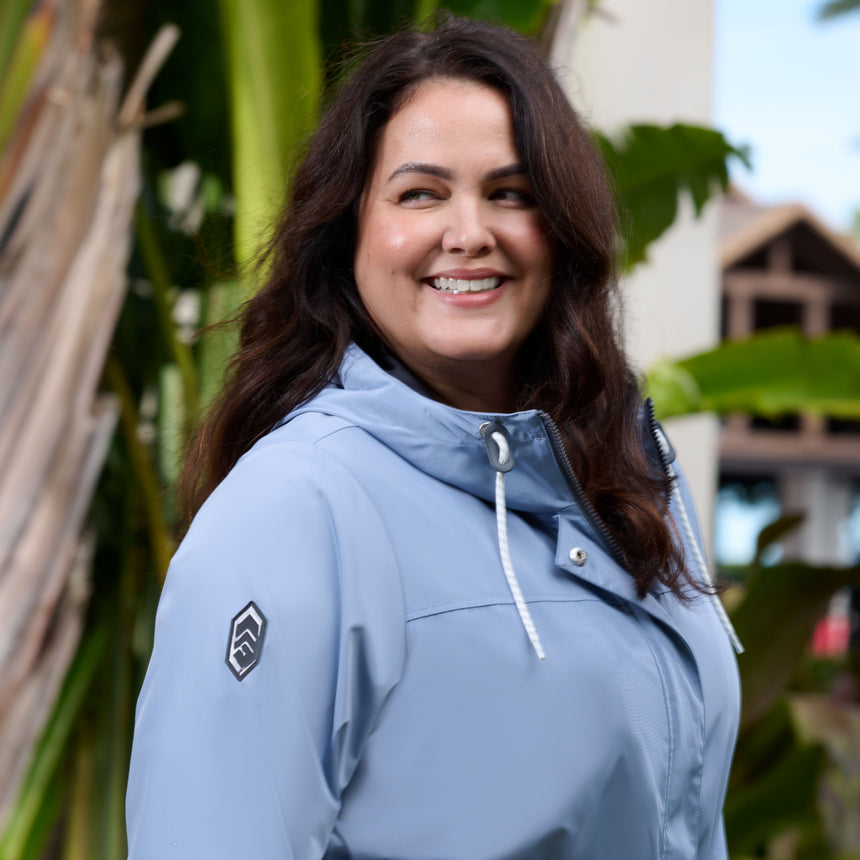 Women's Plus Size Rain Away Anorak Rain Jacket