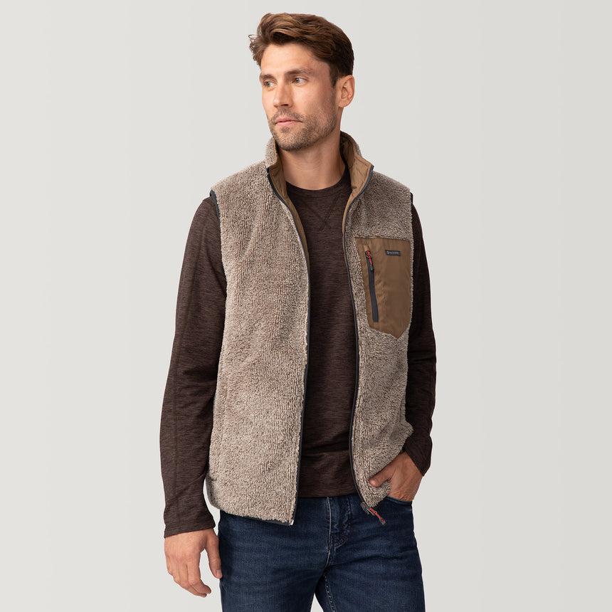 Men's Atlas Quilted Reversible Sherpa Vest