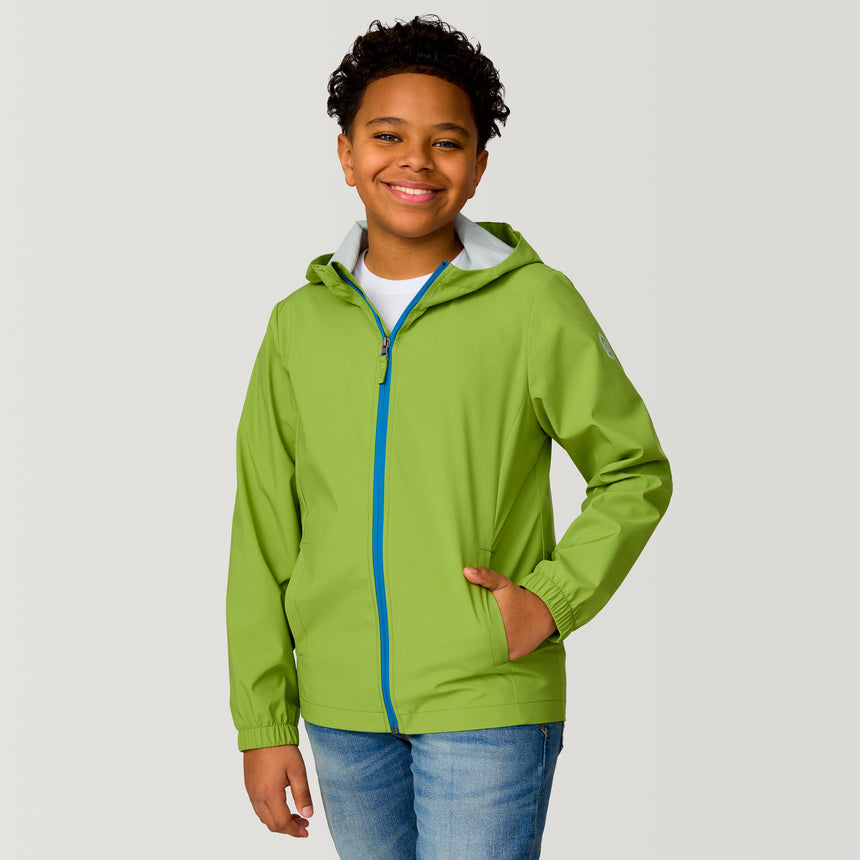 Boys' Hydro Lite Recess X2O Rain Jacket - XL – PISTACHIO #color_pistachio