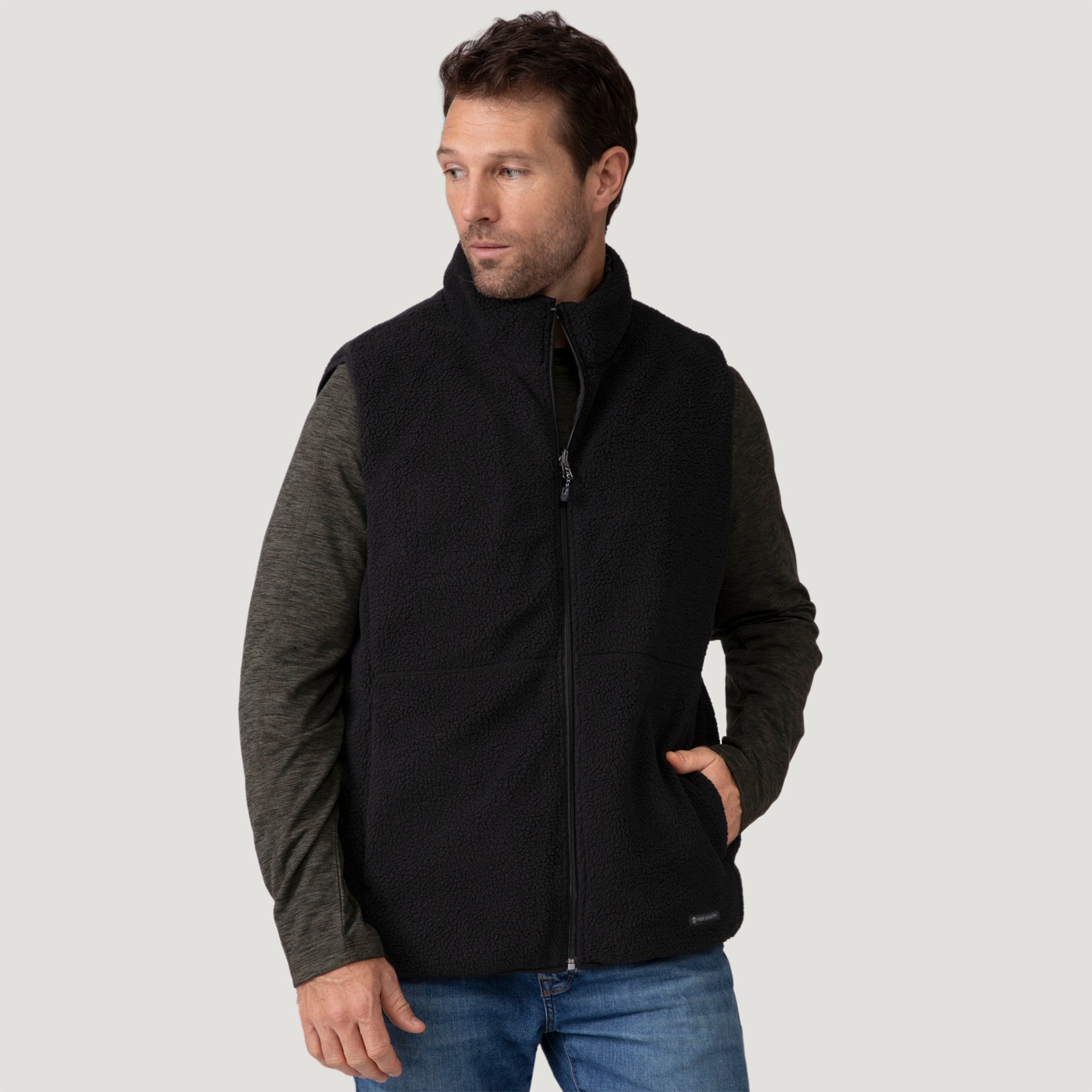 【極美品】TNRCN REVERSIBLE DOWN VEST BLACK M Men's Pine Creek Quilted Reversible Vest – Free Country