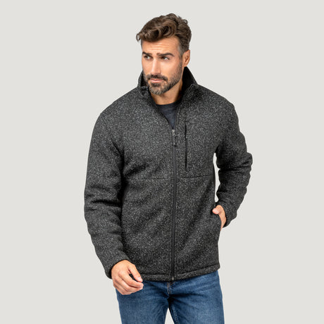 Men's Badland Textured Mountain Fleece Jacket