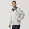 [Matt is 6’2” wearing a size Medium.] Men's Northwood Mountain Fleece Hoodie - Pumice - M #color_pumice