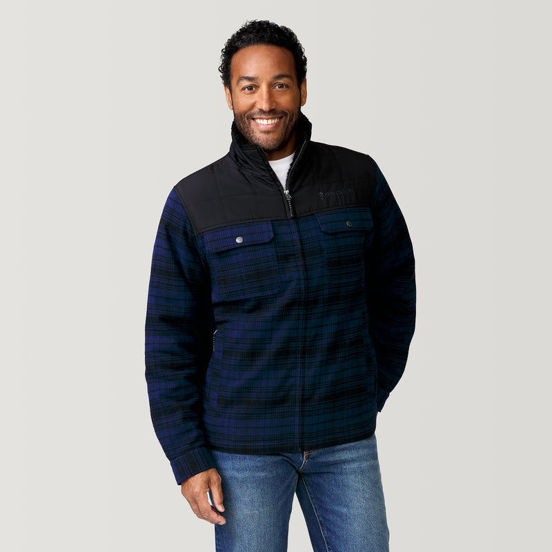 [Jonathan is 6’1” wearing a size Medium.] Men&