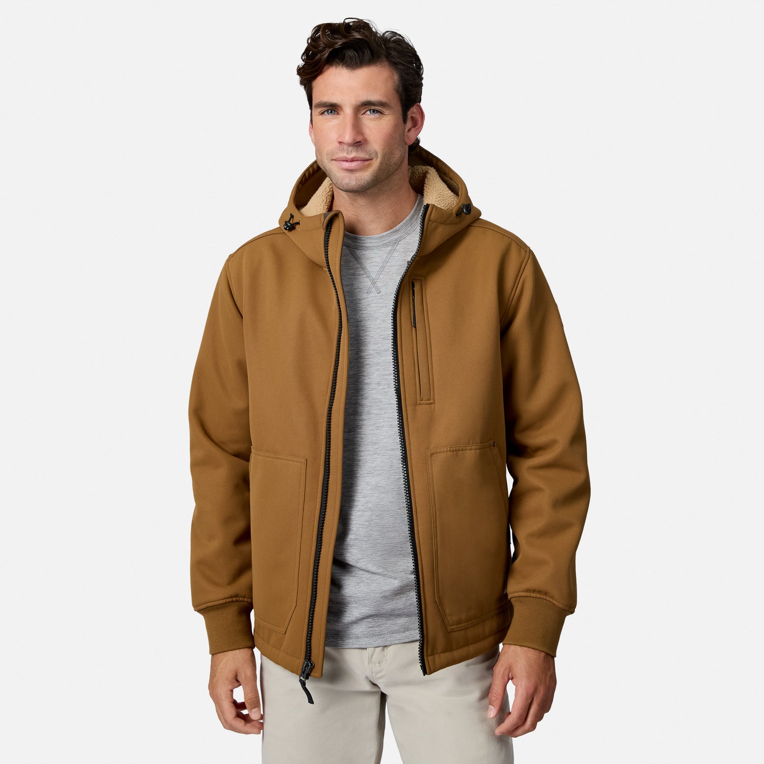 Men's Wind River Burly Canvas Softshell Jacket