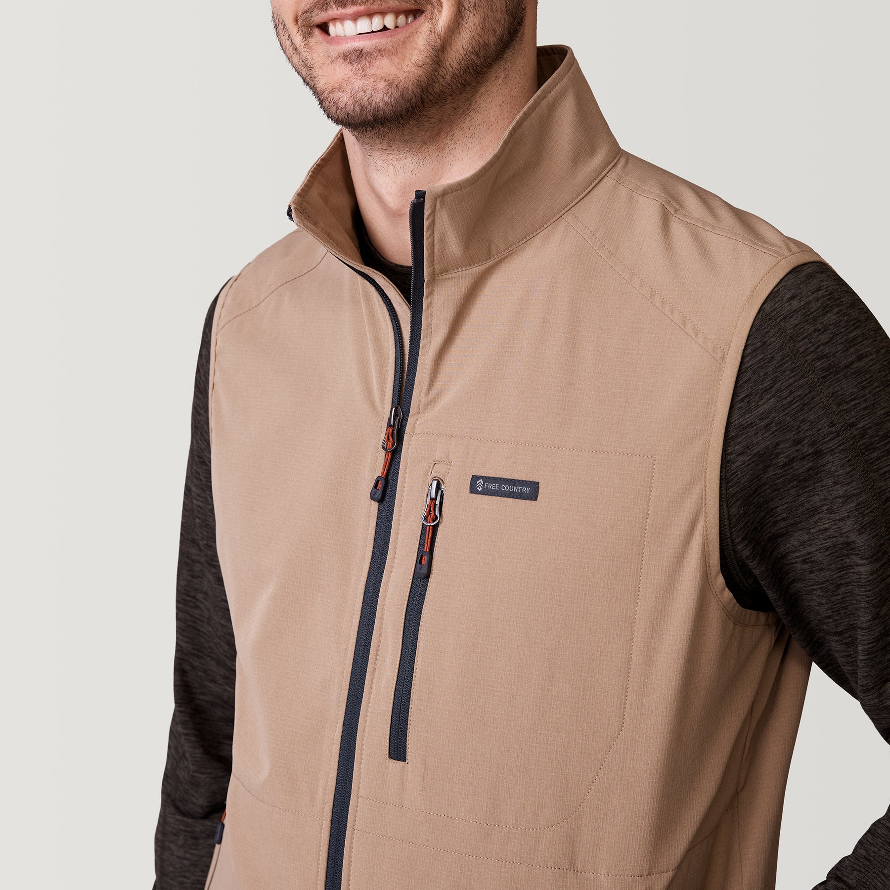 Free country vest clearance mens