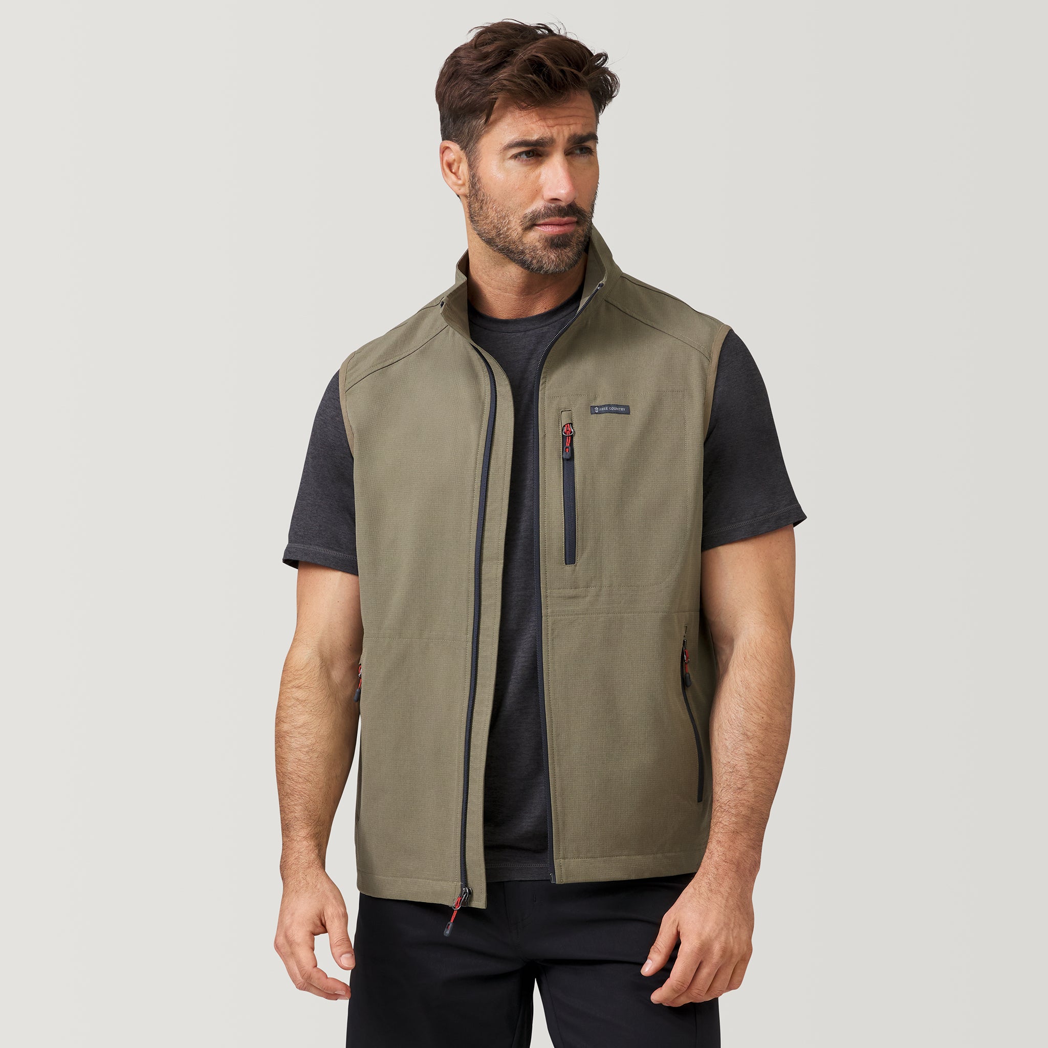 Men's Stretch Rip Stop Adventure Vest – Free Country