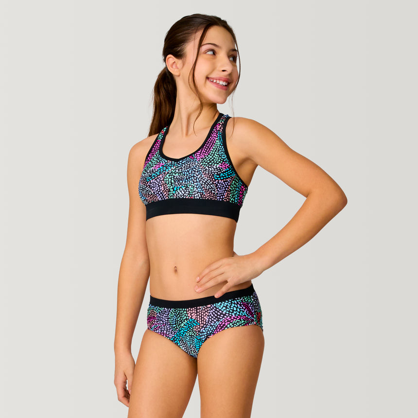 Girls' Fresco Rash Guard and Bikini Swim Set