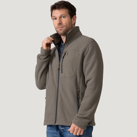 Men's Dire Wolf II Grid Fleece Jacket