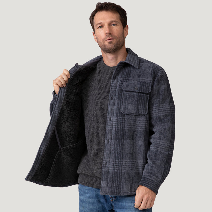 Men's Mountain Ridge Sueded Chill Out Fleece Jacket