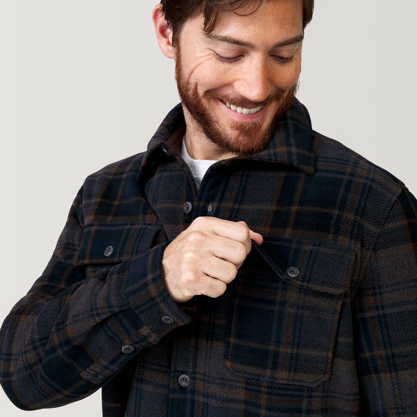 Men's Mountain Ridge Sueded Chill Out Fleece Jacket