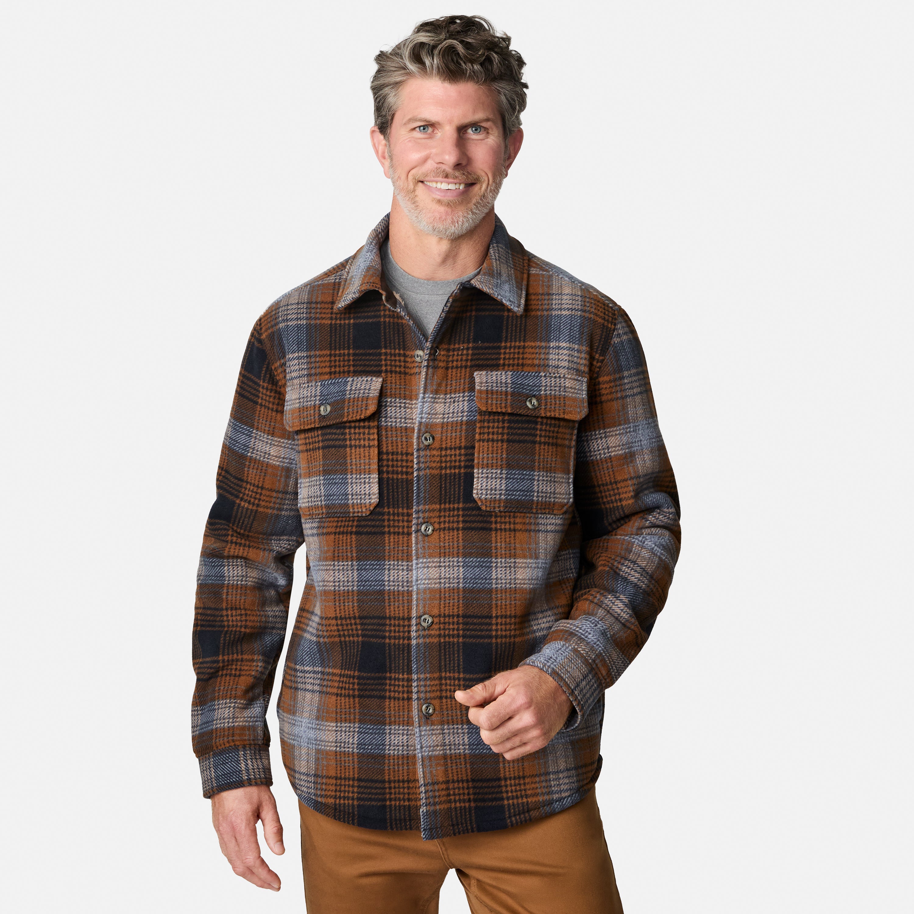C.E　MOLE/FLEECE ZIP SHIRT JACKET Men's Chill Out Fleece Shirt Jacket – Free Country