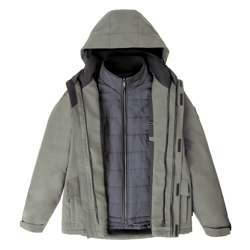 Men's Ski Patrol 3-in-1 Systems Jacket - Pewter - M #color_pewter