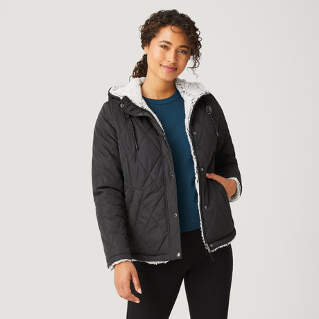 Women's Stratus Lite Reversible Jacket - Black - S #color_black