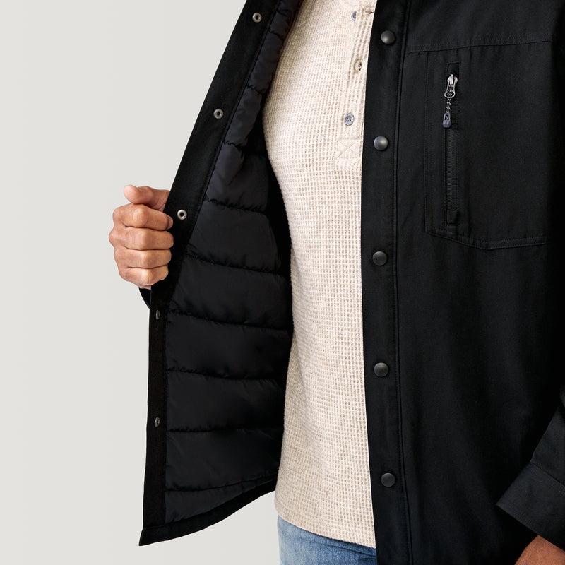 [Jonathan is 6’1” wearing a size Medium.] Men&