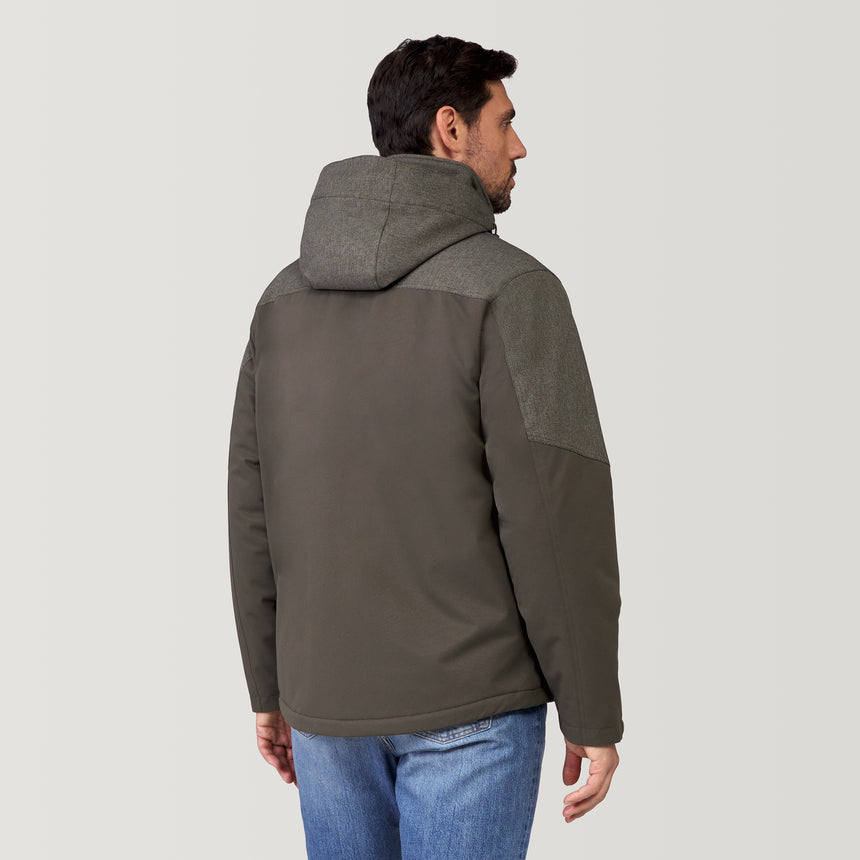 Men's High Alps II Brawny Canvas Parka Jacket - Dark Olive - M #color_dark_olive