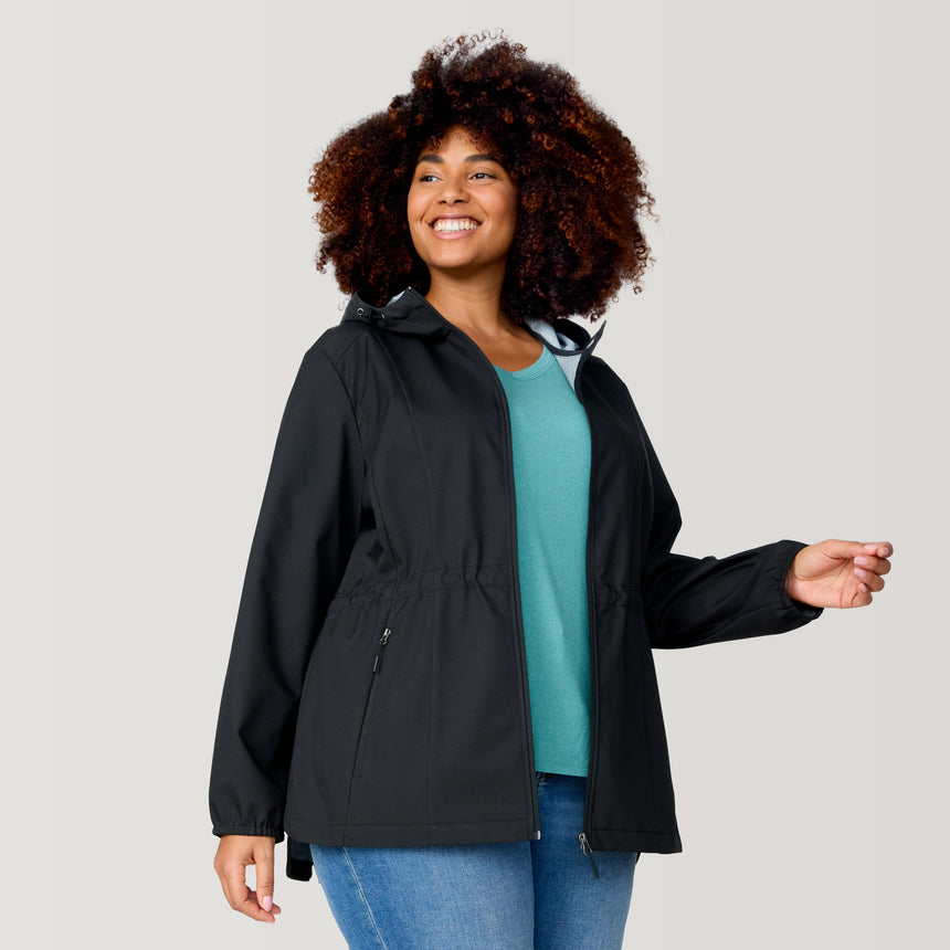 Women's Plus Size X2O Long Rain Jacket