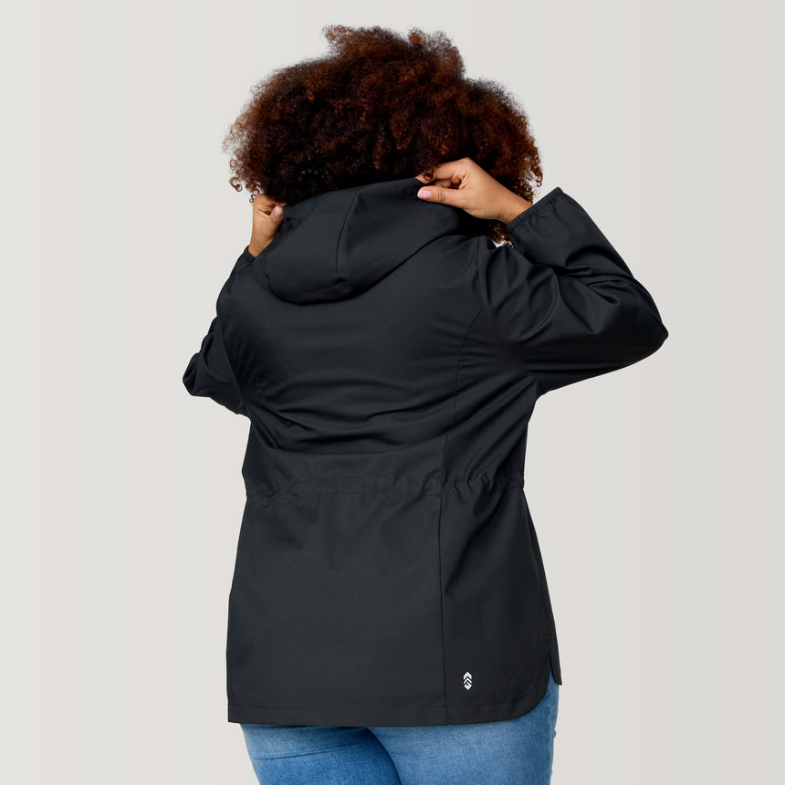 Women's Plus Size X2O Long Rain Jacket