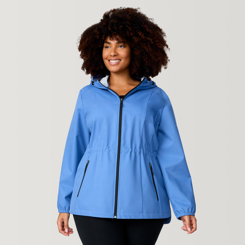 Women's Plus Size X2O Long Rain Jacket