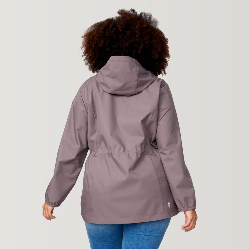 Women's Plus Size X2O Long Rain Jacket