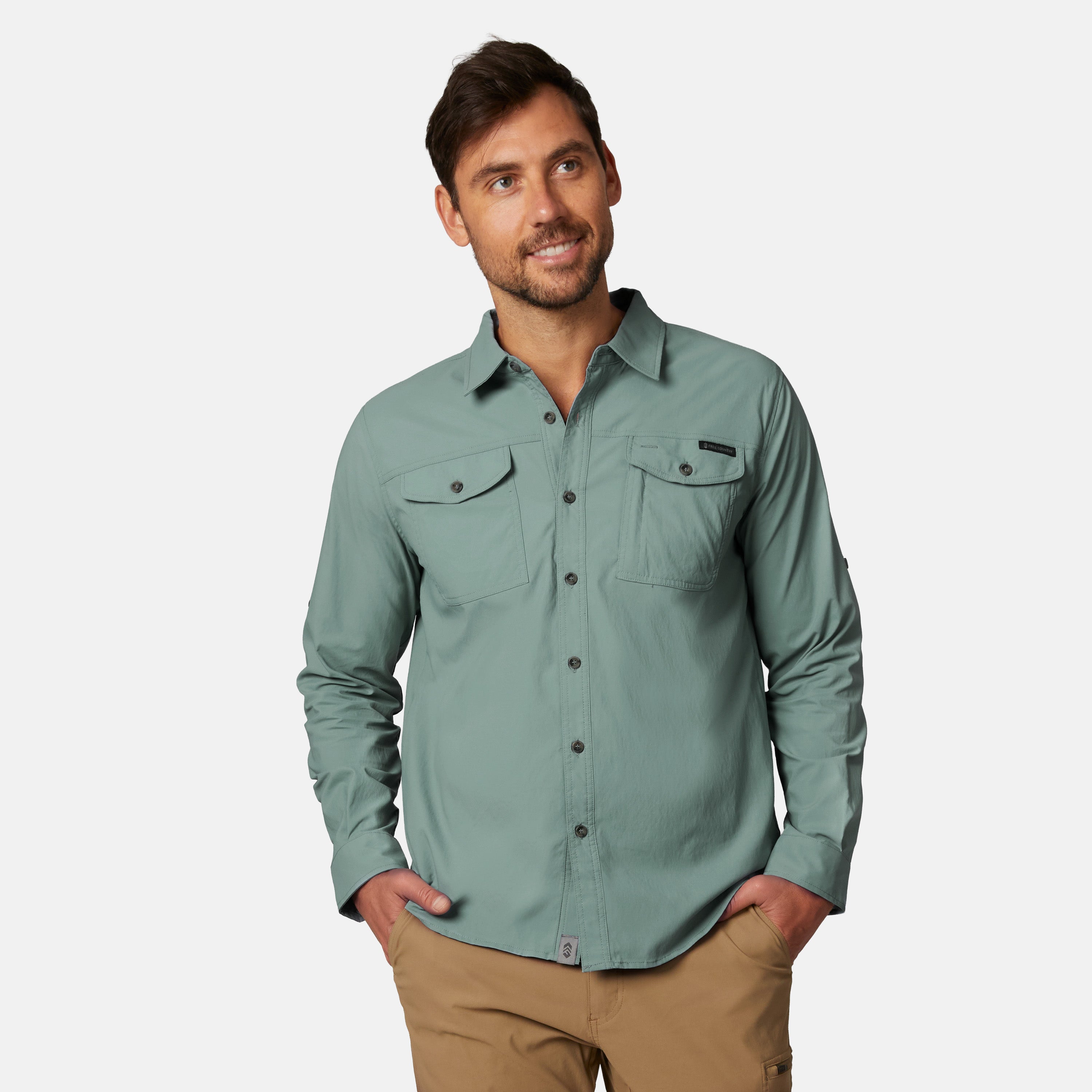 Men's Acadia Expedition Long Sleeve Shirt – Free Country