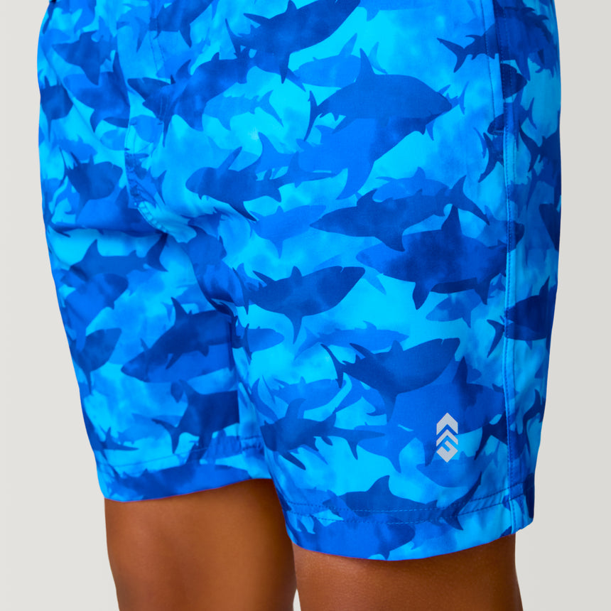 Boys' Shark Academy Swim Short - XL – POOL_SHARK_ACADEMY #color_POOL_SHARK_ACADEMY