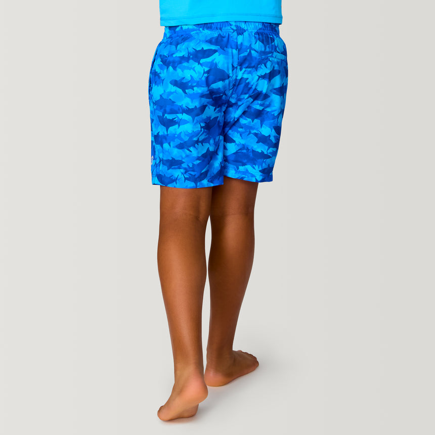 Boys' Shark Academy Swim Short - XL – POOL_SHARK_ACADEMY #color_POOL_SHARK_ACADEMY